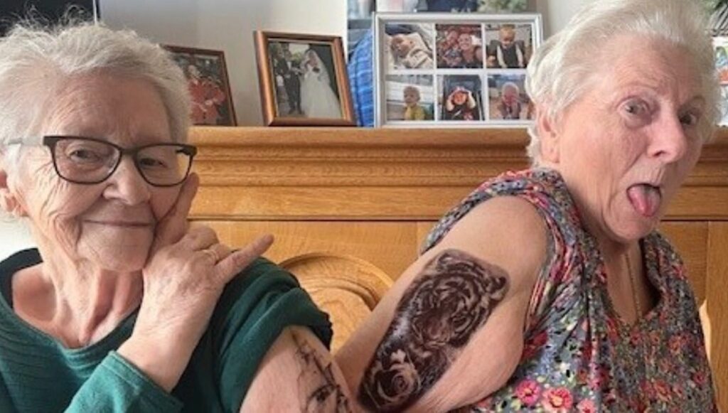 tattoos ouderen
