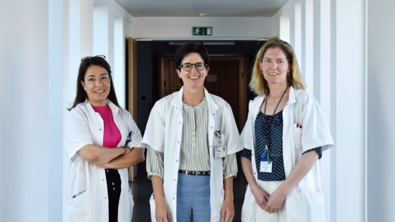Dokter Maha Dib, diensthoofd Dokter Moring en Dokter Dewandel